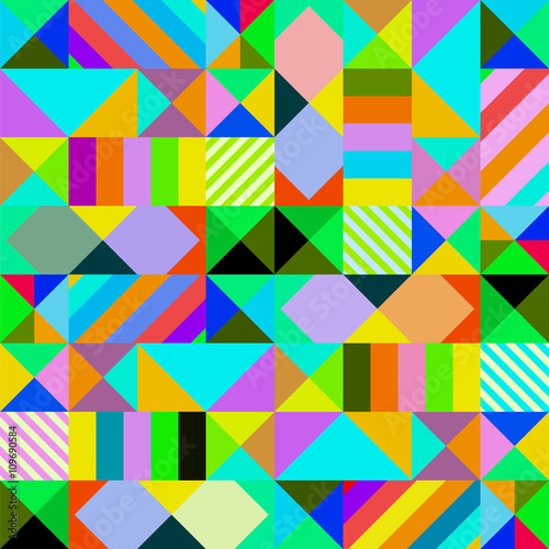 seamless abstract pop art geometric background,seamless vector
