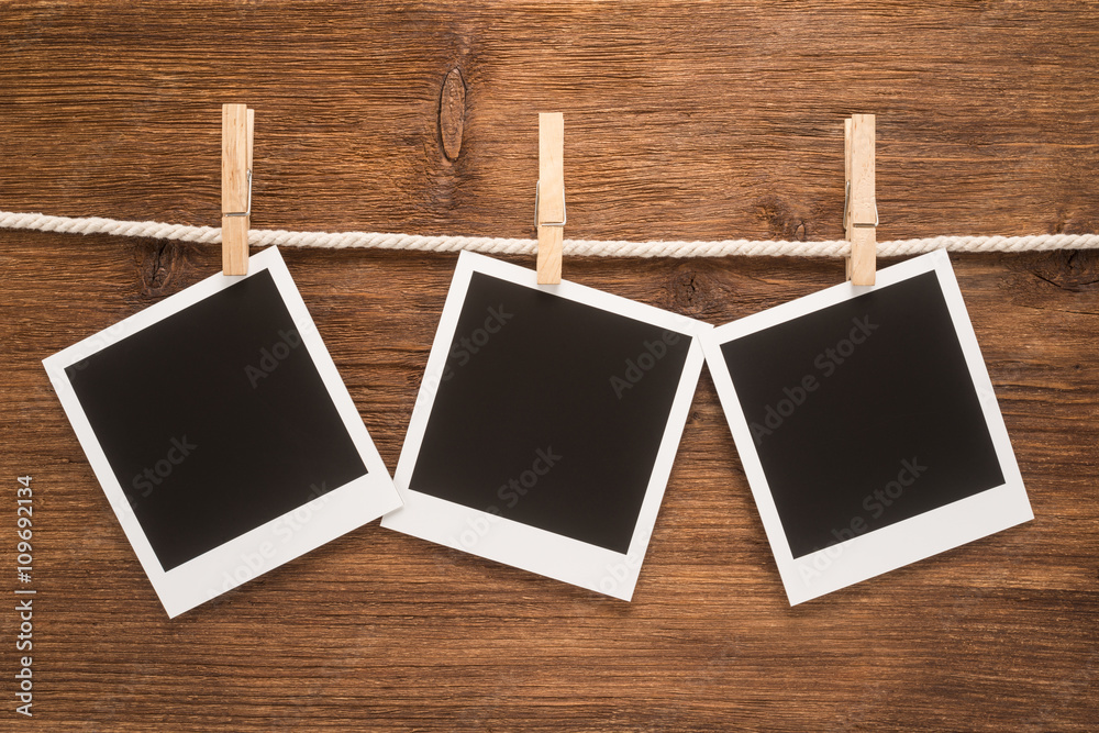 Collection blank retro photo frames Collection blank retro photo frames