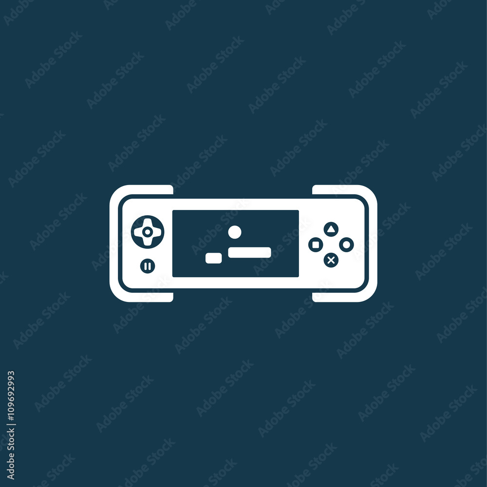 Fototapeta premium gamepad template icon. design element 
