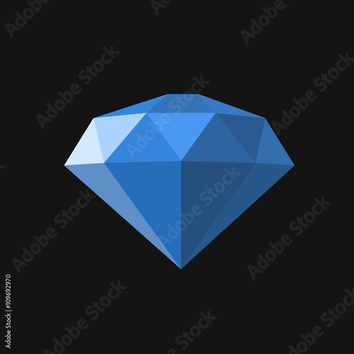 Diamond icon. Expensive gift. 