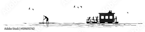 Hausboot, SUP und Kanu