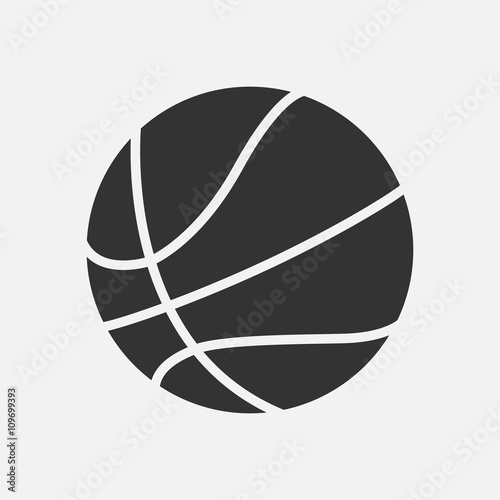 Fototapeta ikona koszykówki