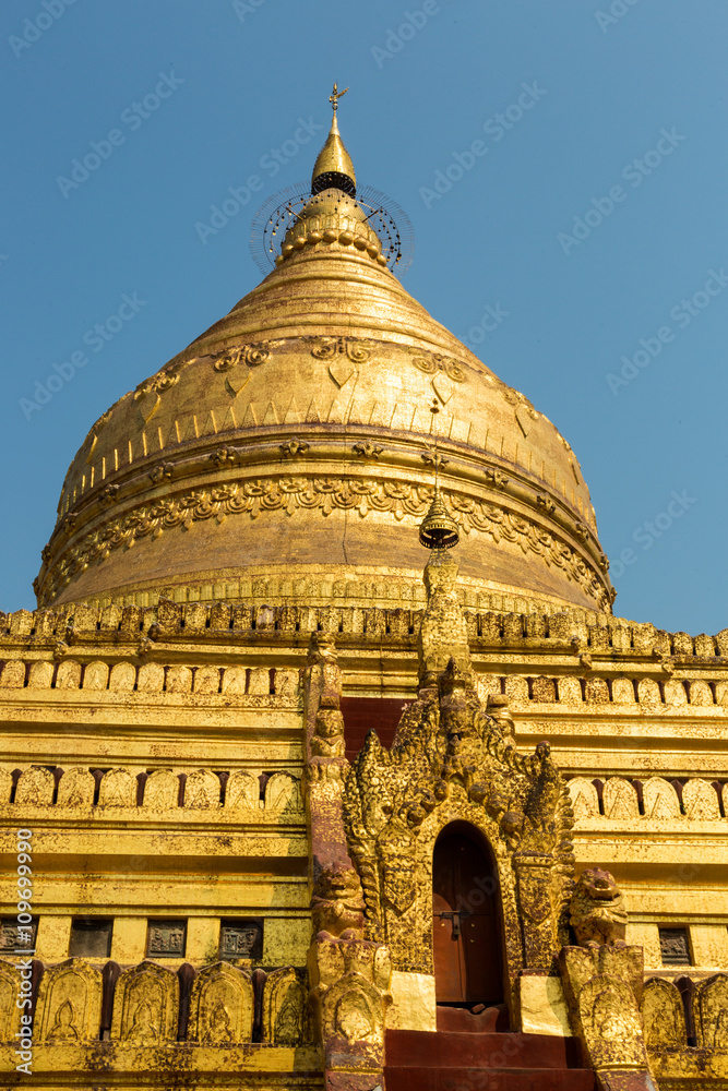 The amazing temples of ancient Pagan. Bagan, central Myanmar, Asia