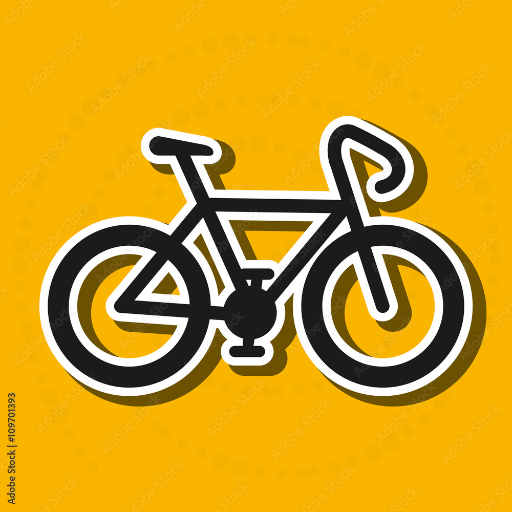 bicycle isolated design bicycle isolated design