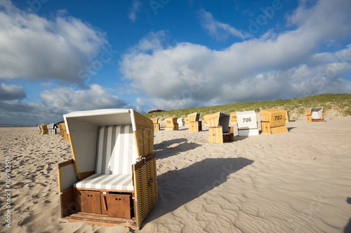 Closeup on Sylt Beach Chair