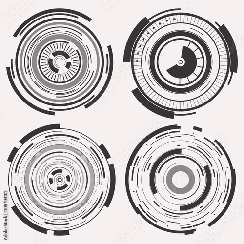 Digital circle set