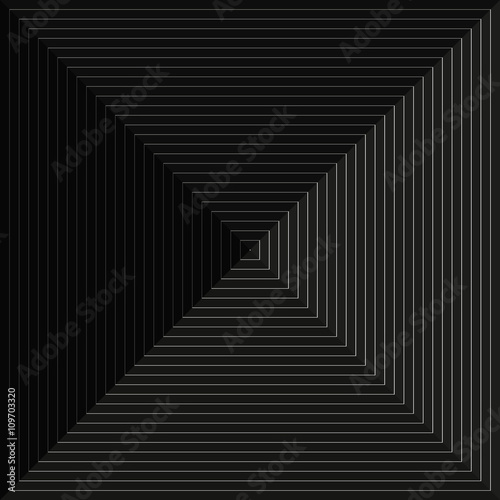 Geometric monochrome square abstraction background