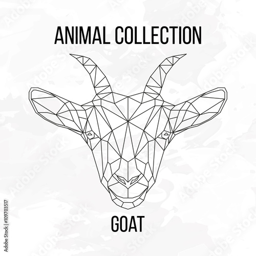 Geometric goat head