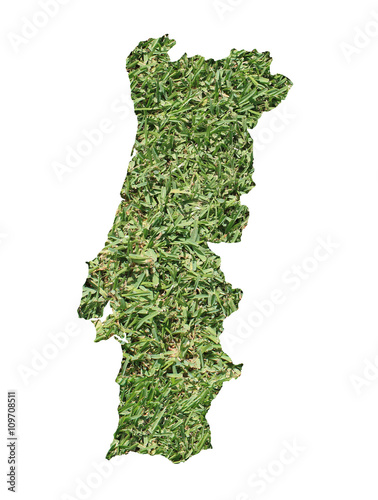 Portugal environmental map