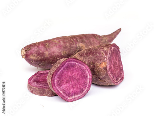 Sweet purple potato .