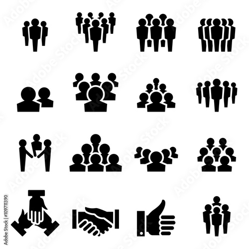 team icon set