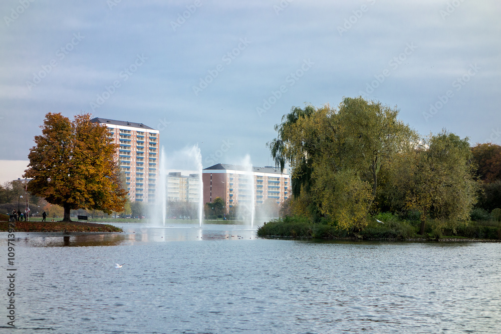 Fototapeta premium Fountains in Malmo