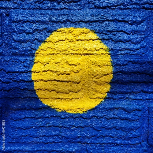 Textured yellow dot