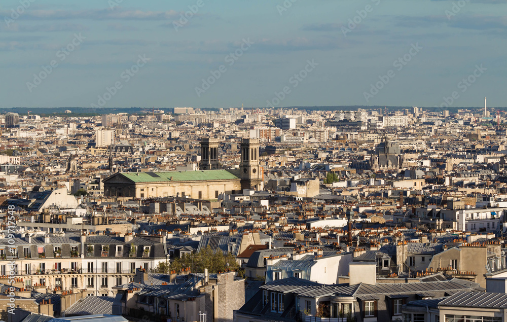 The panorama of Paris.