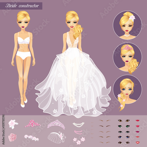 Blonde Bride Character Constructor