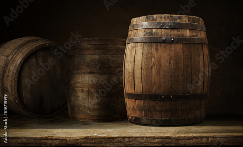 background of barrel