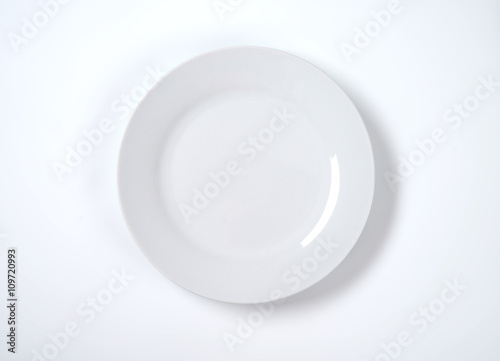 white dinner plate