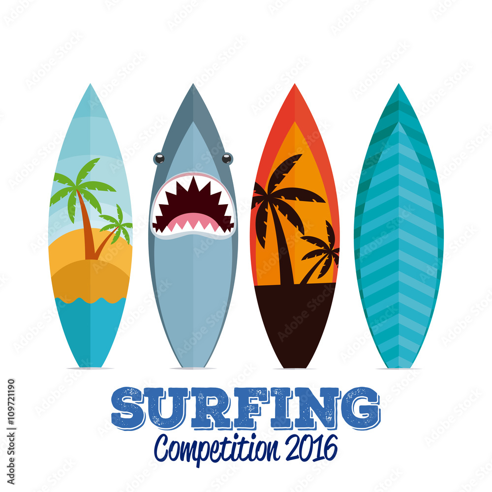 Fototapeta premium Surfboards