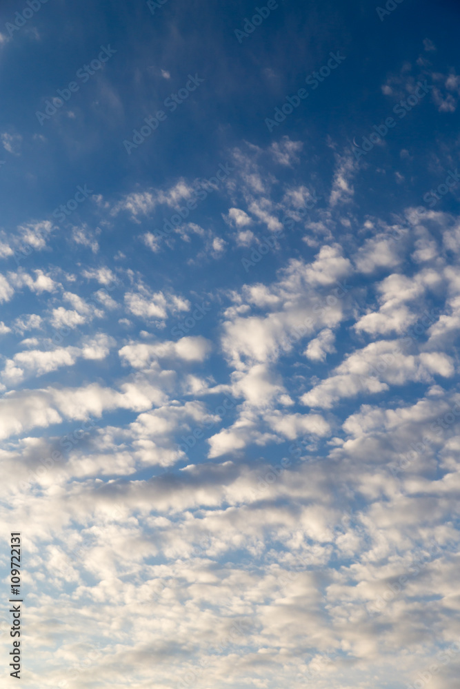 beautiful clouds at dawn