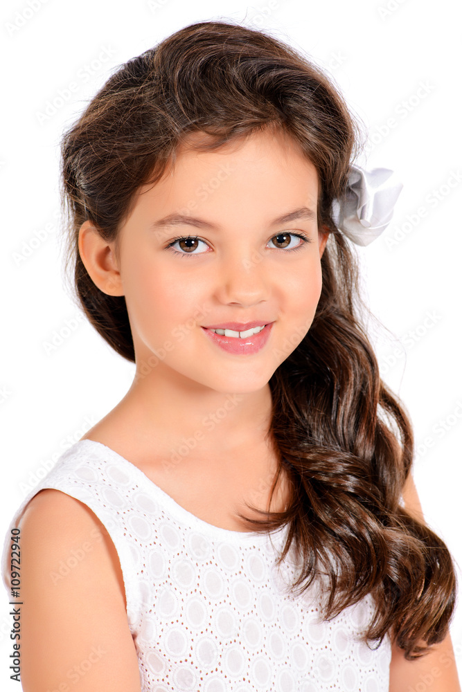 little girl in white dress little girl in white dress