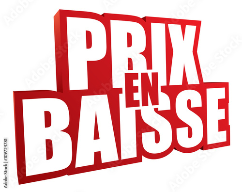 prix en baisse