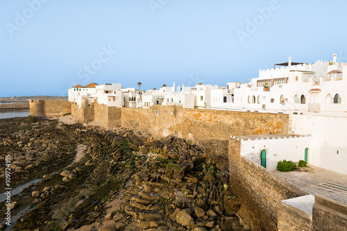 Whitewashed city of Asilah ...