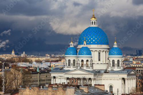The Trinity Cathedral in Saint Petersburg, Russia 