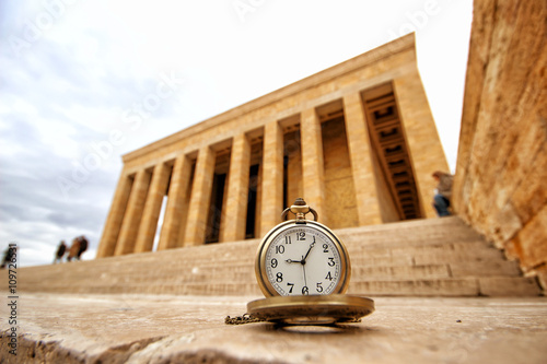 Turkey, Ankara, Ataturk's Mausoleum and time passes 09:05 photo