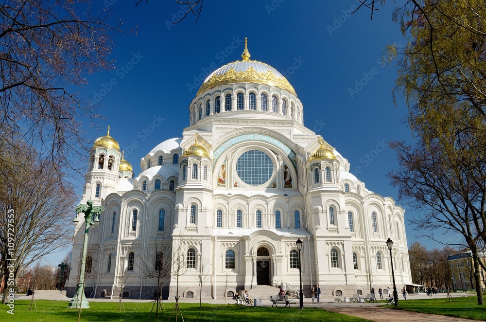 Naval Cathedral in Kronstadt.