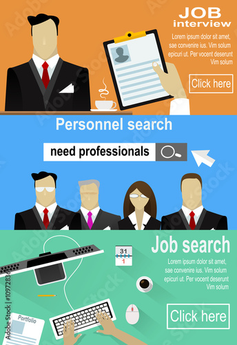 Man and woman personnel searching, selection, interviewing candidates.