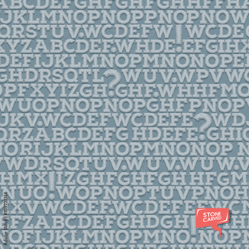 Ancient alphabet seamless texture. Letters pattern. Ancient alphabet seamless texture. Letters pattern.