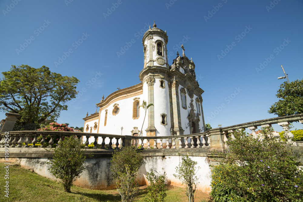 São Francisco de Assis Church at São João Del Rey - Minas Ger