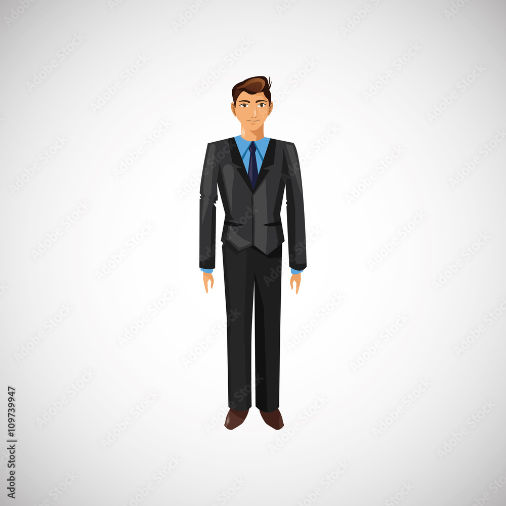 Businessman design. Corporate concept. Businessman icon Businessman design. Corporate concept. Businessman icon