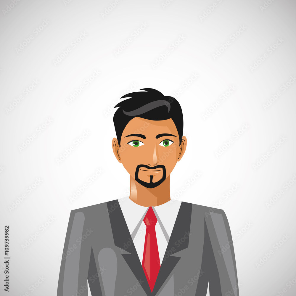 Businessman design. Corporate concept. Businessman icon Businessman design. Corporate concept. Businessman icon