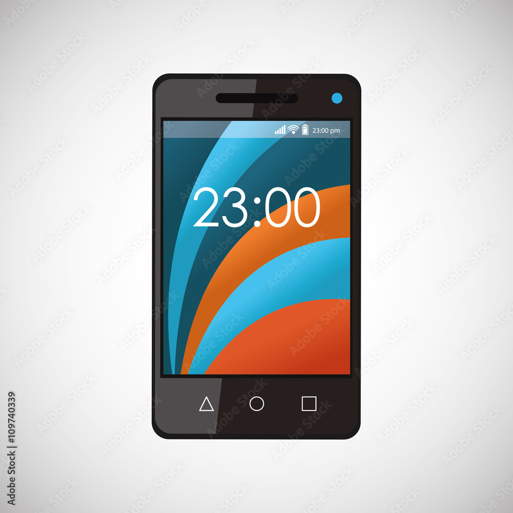 Smartphone design. cellphone concept. isolated illustration Smartphone design. cellphone concept. isolated illustration