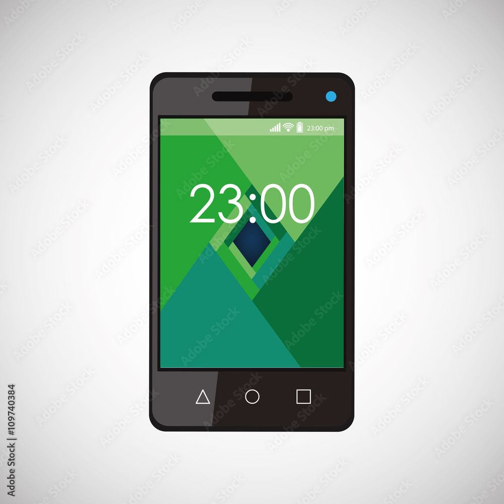 Smartphone design. cellphone concept. isolated illustration Smartphone design. cellphone concept. isolated illustration