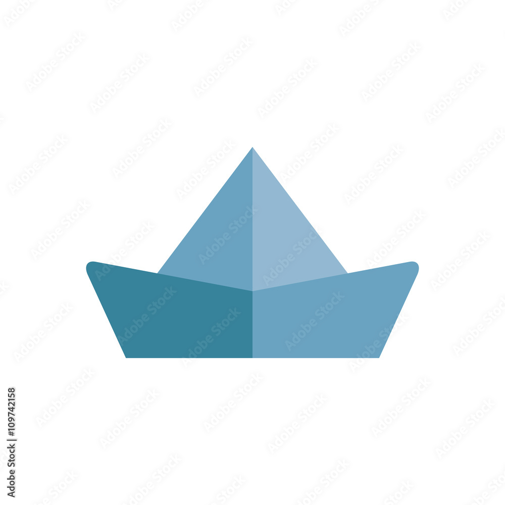 paper ship web icon illustration paper ship web icon illustration
