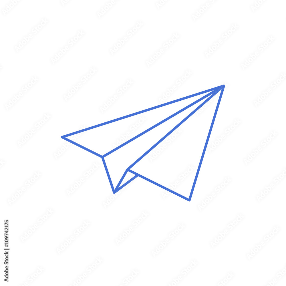 paper airplane web icon illustration paper airplane web icon illustration