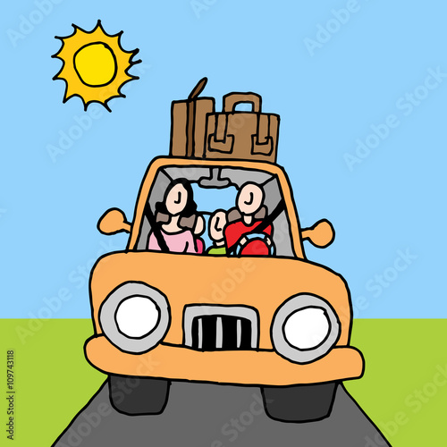 family car road trip