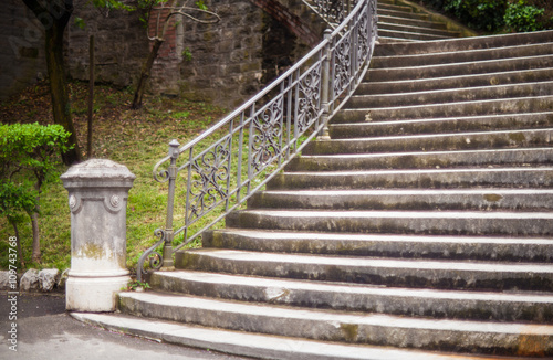 Old staircase in Trieste