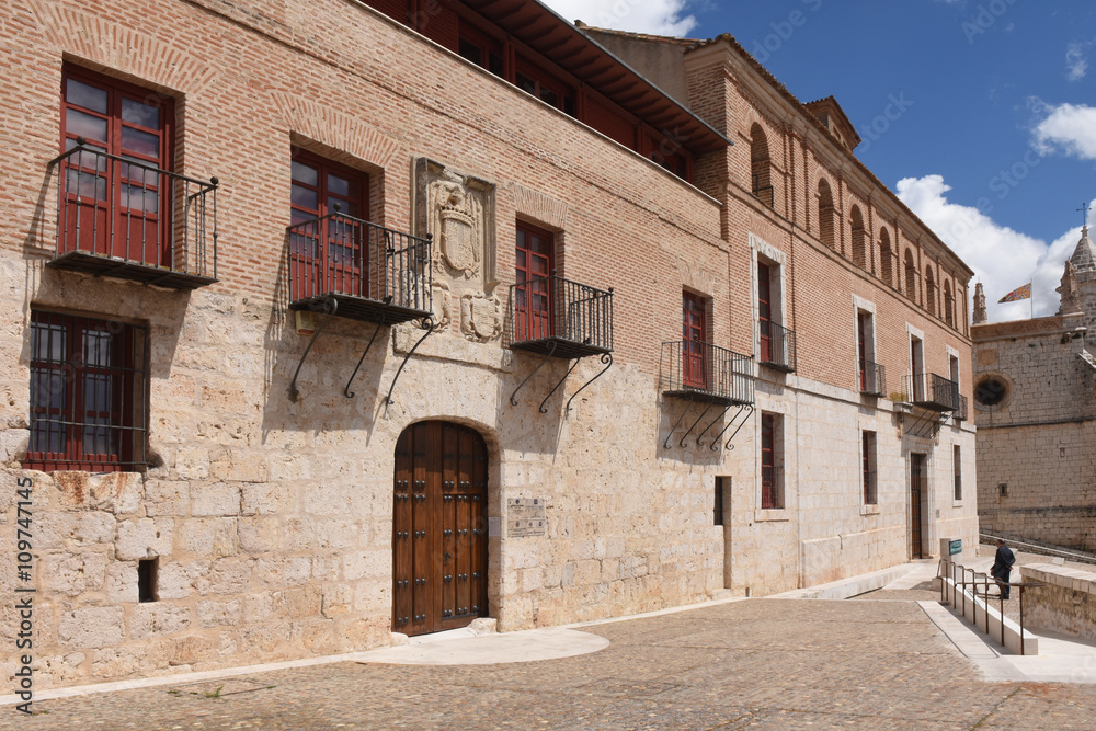 The Houses of the Treaty in Tordesillas, Valladolid province, Ca