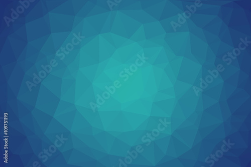 blue geometric rumpled triangular low poly origami style gradien