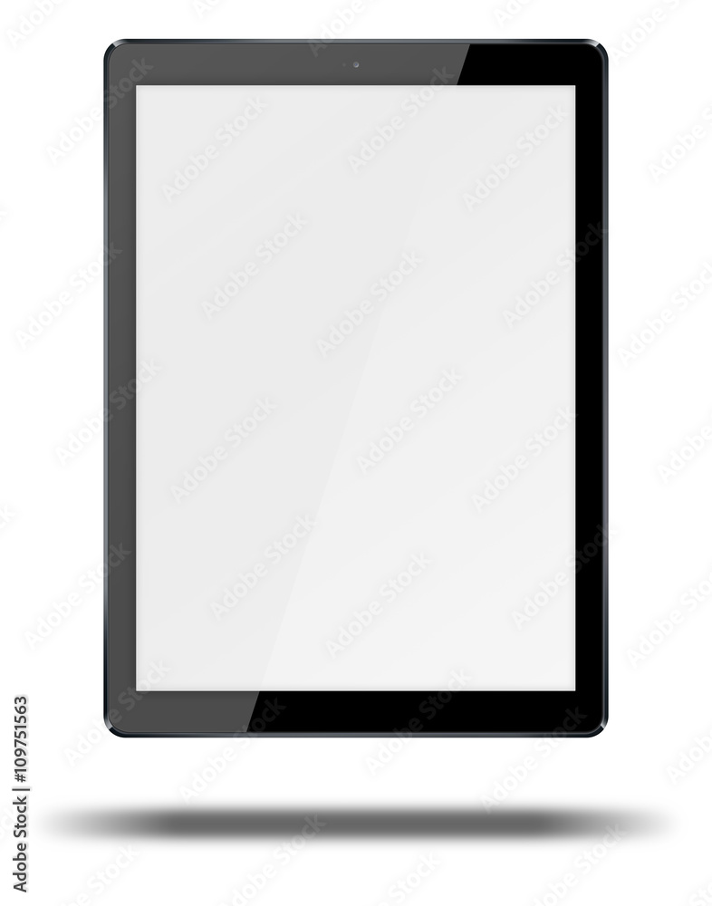 Tablet pc computer isolated on white background. Tablet pc computer isolated on white background.