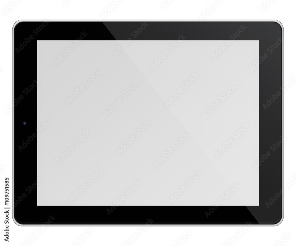 Tablet pc computer isolated on white background. Tablet pc computer isolated on white background.