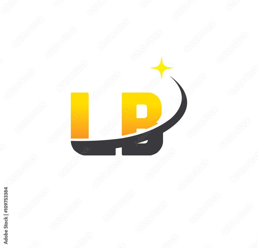 lb initial with swoosh and star lb initial with swoosh and star
