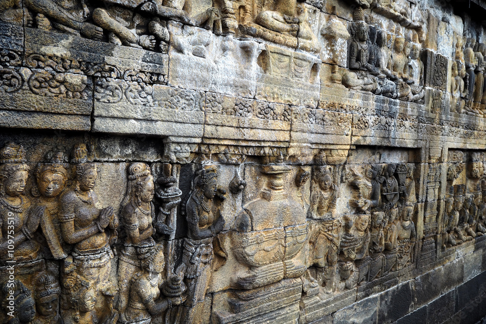 Fototapeta premium wall carving
