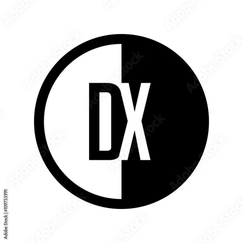 INITIAL CIRCLE HALF LOGO