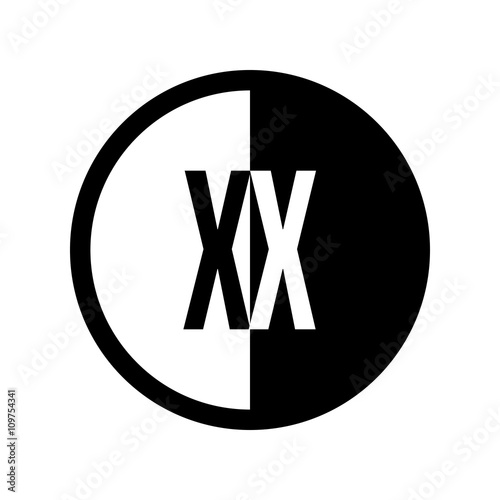 Free Download INITIAL CIRCLE HALF LOGO - GFXLoad