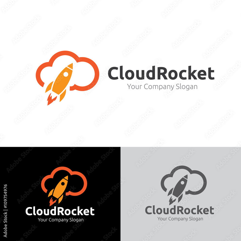 Cloud Logo. Cloud icon. Vector logo template. Cloud Logo. Cloud icon. Vector logo template.