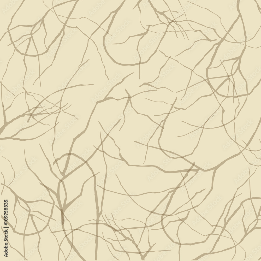 Ocher branches background Ocher branches background